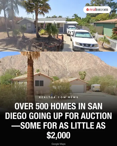 Hundreds of tax-defaulted properties across San Diego County are headed to the auction block next month, with officials opening registration for interested bidders. The County Treasurer-Tax Collector’s Office said 686 parcels will be offered during the annual online sale, scheduled for March 13 through March 18, Fox 5 San Diego reported. To take part, prospective buyers must complete the online registration process by March 3. The properties up for grabs have been delinquent on taxes for at least five years. This year’s inventory includes 70 improved parcels, 66 vacant lots and 550 timeshare interests. #sandiego #realestate #auction #homebuyer #homebuying 