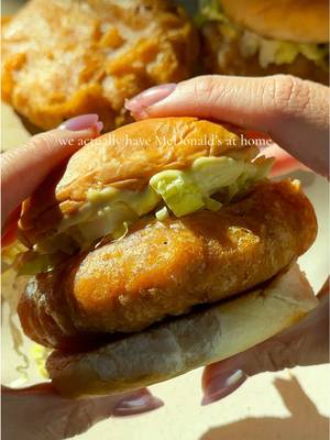 homemade mcchickens!!  recipe video will be up on Friday!!! #mcdonalds #chickensandwich #fastfoodathome #homecooking #sandwich