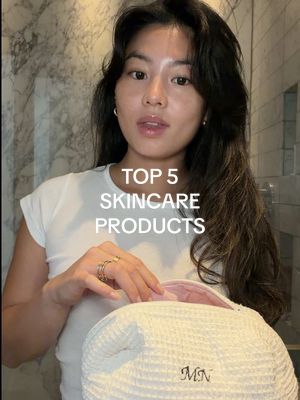 Top five skincare products I can't live without! Minimal & to the point 🤍 1. @Caudalie  2. @rhode skin  3. @La Roche-Posay  4. @Beauty of Joseon  5. @Biodance Store US  #skincare #routine #topfive #pharmacyskincare #beauty 