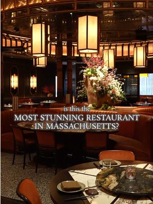 MOST STUNNING RESTAURANT IN MA?? 🍣✨ This new restaurant in Wellesley, MA is shockingly beautiful inside! I was stunned by the detail in their decor. They also have a large variety of Asian fusion options like salmon on fire, soup dumplings, and drunken lobster udon noodles 🍜 This is the perfect spot for a date night or weekend dinner with the girls 📍Karma Wellesley #bostonfoodgram #bostonfood 