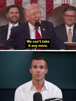 Trump’s State of the Union was a speech written for him. It did nothing to address American’s real concerns. #podsaveamerica #crookedmedia #trump #SOTU