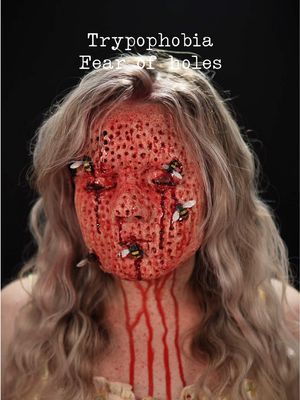 Phobias As Makeup | Part 2 🐝 Going back to my roots with some gruesome looks 🩸 I knew I wanted to do trypophobia next, and beehives definitely give the same creepy vibe, so this is the mad story I came up with 😂 Also please ignore the awful bee editing in this 🫠 my current software can’t handle much so I was very limited in how realistic I could make this 😀  P.S. no bees were harmed in the making of this video 🫶🏻 (can’t say the same for me), vegan honey from @Sweet Freedom U.K. with a fake honey label 💛 #sfxmakeup #makeupartist #shorthorror #shortfilm #fyp  