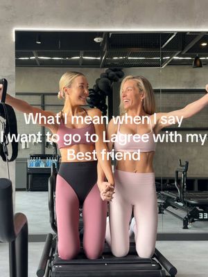 What I mean when I say I want to go to Lagree with my best friend 👯‍♀️ #lagree #bestfriend #funny #matchingset #dallas 