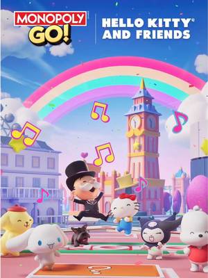 you can never have too many friends… so @hellokitty and Friends are joining MONOPOLY GO! 🎀🎲 join the fun March 10