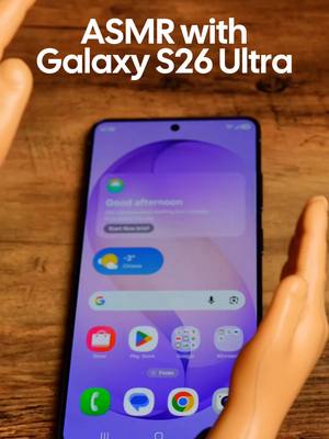 🙌 Sounds of the new Galaxy S26 Ultra 🙌 How will you tiny tap your Galaxy S26 Ultra? 😉 #ASMR #tinyhands #Satisfying #GalaxyS26Ultra #GalaxyAI #canyourphonedothat Pre-order now: link in bio 🔗