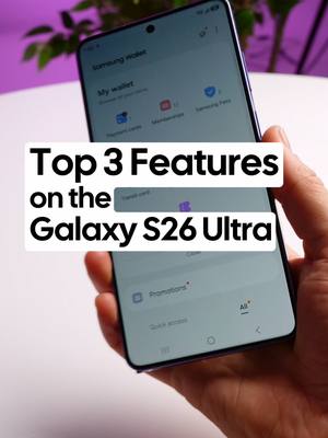 Galaxy S26 Ultra is low key stacked. Here are the top 3 features that have us gagged 😚 Can your phone do that? Pre-Order Now! Link in bio 🔗 #GalaxyS26Ultra #GalaxyAI #Canyourphonedothat 