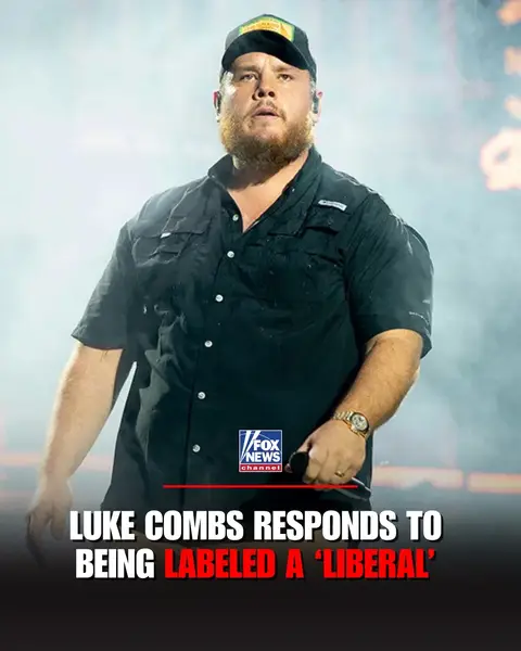 RECORD STRAIGHT: Country superstar Luke Combs says he has been labeled by both sides of the political aisle, but he's happy just straddling the line.