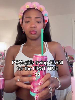 this Alani lowkey taste like cotton candy 👀🤭✨ #alaninu #alanireview  #energydrinktok #girlyvibes #fyp 