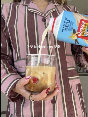 #ad One thing I don’t like in my morning routine…unnecessary ingredients! @horizonorganic Organic Real Daily Creamers use only 4 ingredients and pack a big taste. My new morning coffee go to ☕ #horizonsponsored #morningroutine #morningvlog #coffeeroutine