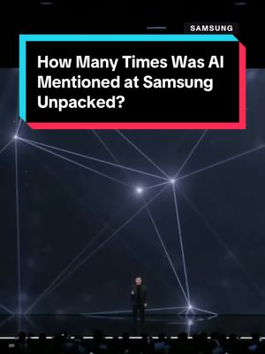 🎵 At Samsung Unpacked there was Galaxy AI, A-I-A-I-O…  Can you count how many times AI was said? #samsung #samsungunpacked #galaxyai #ai #samsunggalaxy 