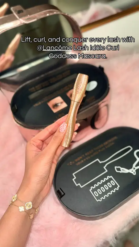 Lift, curl, and conquer every lash with @Lancôme Lash Idôle Curl Goddess Mascara. #lancome #lancomemascara #mascara 