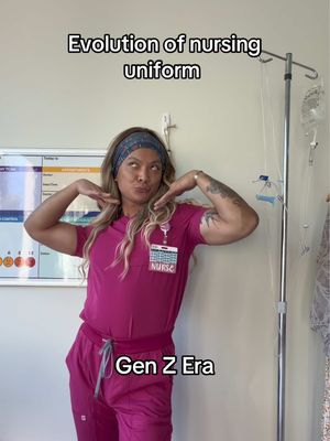 It goes from classy to girly pop. You know we evolve like bacteria.  My favorite is the Gen-z scrub stylish, pretty, cute and mental breakdown proof, it’s from the one and only @fabletics scrubs #nursejohnn #nurse #nursing #healthcareworker #comedy
