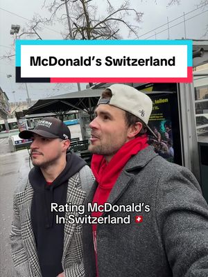 The Canadian boys were a little shook by the price of McDonald’s in Switzerland but that’s the way the cookie crumbles! 🍔