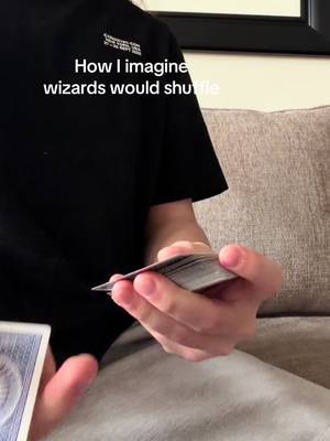 Wyd if bro casts a spell on poker night? #cardistry #magic #fyp 