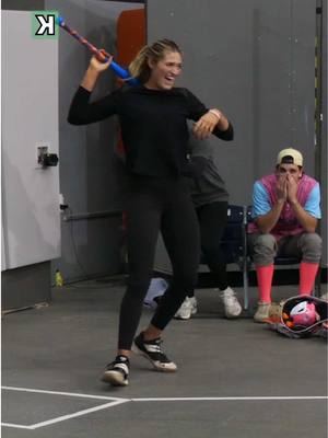 First time facing a Blitzball pitcher is a humbling experience #blitzball #softball 