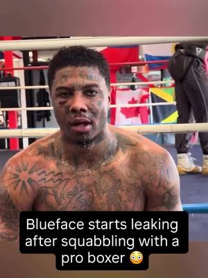 Nah why Blueface look like he really in there throwing hands tho 😳 (Via: esnews/yt) 