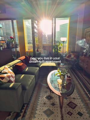 dream loft apartments in 2026 >> 💭 don’t mind my pup Ziggy just chilling there 🐶 #apartmentaesthetic #midcenturymodern #decorideas #interiordesign #homeideas apartmenttherapy loftdecor coolthingsinmyhome midcentury loftapartment uniquehouses uniquehomes livingroominspo apartmenttour