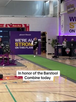 The Barstool Combine today should be fun #barstoolsports #barstoolcombine 