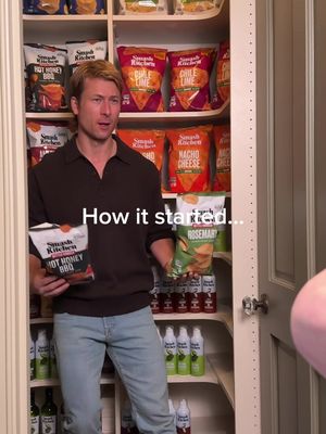 The pantry is growing… #smashkitchen#chips#glenpowell @Walmart 