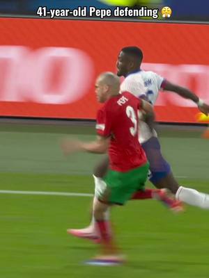 Never gives up 💪 #Pepe #Portugal #EURO2024 