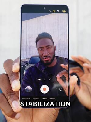 When the sensor is big enough, you can do crazy things with stabilization