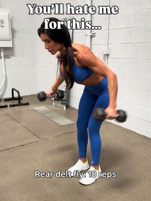 This burnout tho 🔥🥵 no rest between each exercise. 2 sets.  #shoulderburnout🔥 #tonedarms #armworkout 