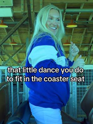 little shimmy & shake to calm the nerves #iykyk #rollercoasters #littledance #sixflags #trending 