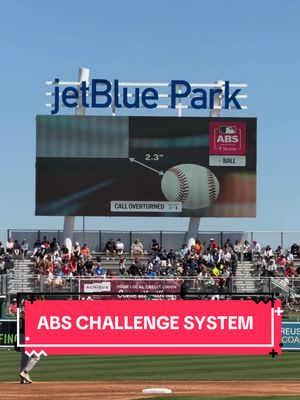Curious how the new ABS challenge system works? #MLB #redsox #abs #springtraining #new 