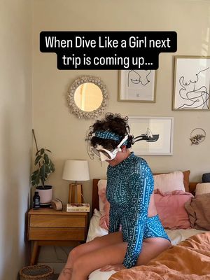 When your body is still at home but your brain is already underwater 🤿 Who else is excited for the incoming Dive Like a Girl x Manta Watch Aotearoa trip?  @divelikeagirlnz @mantawatchnewzealand