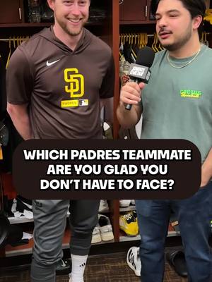 Padres players pick which teammate they'd HATE to face... #MLB #baseball #padres #dodger #dodgers