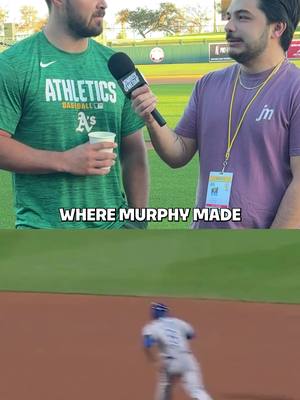 A's Catcher Shea Langeliers grew up a Mets fan! #mets #athletics #braves #MLB #baseball