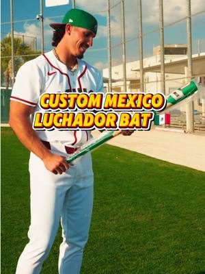 Jarren Duran gets his custom Mexico Luchador Bat for WBC. 🇲🇽 #Mexico 