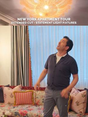 Jonathan and Zooey loved picking out the light fixtures in their New York City apartment so much that they wondered if they should open a lighting store. 😂