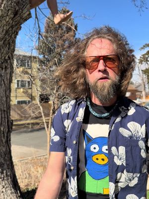 Windy day in Denver.