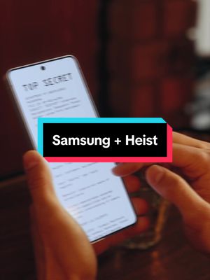 Your screen, your business with @Samsung US Can your phone do that? #TeamGalaxy #SamsungPartner #GalaxyS26 Ultra #Heist 