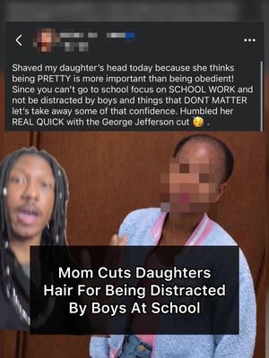 Mom Cuts Daughters Hair For Being Distracted By Boys At School #momcutshair