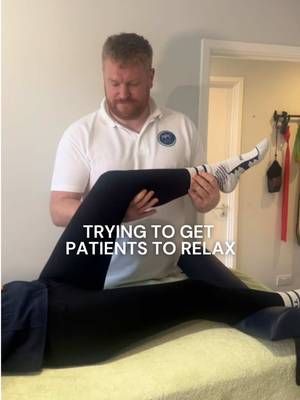 “Relax your leg.” “I am.” Leg still fully engaged 😭 Physios understand. Physio in Henleaze, Bristol for pain, injuries and rehab. #PhysioTok #BristolPhysiotherapy #Physiotherapist #ClinicLife #MuscleTension 