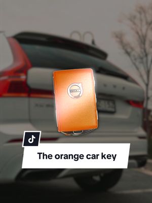 Did you know the story behind the orange Volvo car key?  #orangecarkey #speedlimit #volvocars #carsafety 
