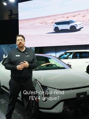 Vous pensez acheter votre première voiture électrique? La toute nouvelle Kia EV4 répond à tous vos besoins. Écoutez l'avis de notre expert Kia. #KiaCanada #EV4 #DuMouvementVientLInspiration