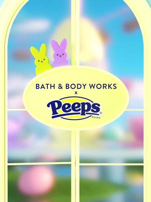 Hop, hop, hooray 🍬 💖 Bath & Body Works x PEEPS® is almost here & Rewards Members  get to shop the new Peepin’ It Real Collection first on 3.01 (online only) – that’s 9 products + 1 member exclusive item 🐰 The scent blends notes of fluffy marshmallow, sugar crystals, and whipped vanilla for max sweetness! The collection arrives in stores + online on 3.02 ✨​