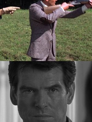 Bond never misses.
