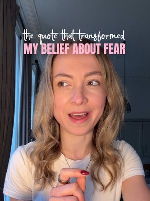 This quote from @Alex Honnold completed changed my belief about fear 🙏🏼 If you’ve been letting fear hold you back from: ✨ Posting that vulnerable video that’s been sitting in your drafts ✨ Pitching to the brand you’ve been dying to work with ✨ Pursuing that crazy dream that’s been stirring your heart It may be time to stop waiting for that fear to disappear… And start learning how to take action while it’s inside your body 💛
