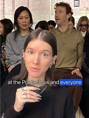 Mark Zuckerberg front row at the Prada show??? Jeff Bezos & Lauren Sánchez honorary chairs of the Met Gala??? Tech bros ignore fashion…until they realize fashion is distribution. Software distributes products but fashion distributes power, ideas, taste, and identity Participation is the point. Even in an AI world, culture is peer-to-peer @cait.cavell 