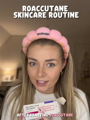 My updated skincare routine since starting roaccutane 🧖🏻‍♀️ hoping my skin doesn’t get too dry and that side effects are minimal 🤞🏼 #roaccutane @CeraVeUKI #skincare 