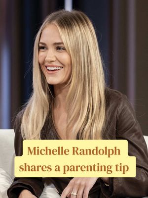 @Landman star Michelle Randolph shares the most adorable parenting hack 🥰  #landman #michellerandolph #parents #parentsoftiktok #drewbarrymore 