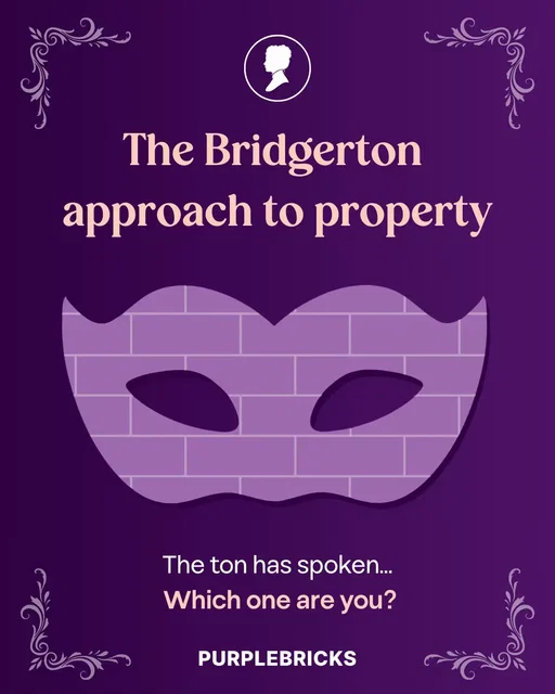Dearest gentle reader, the social season of selling has begun 💜 With the excitement of a new season upon us, there's never been a better time to make your move 💎 #bridgerton #bridgertonseason4 #purplebricks