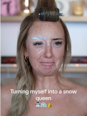 the end result wasn’t what I was expecting 🤭❄️⛸️ @dolaAI #ukmakeup #dola #uk AD