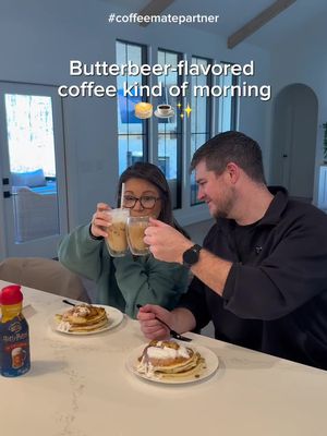 #ad @Coffee mate Harry Potter Butterbeer flavored creamer is transforming my mornings #coffeemate 