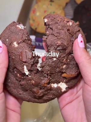 monday you, friday you, and sunday you all have one thing in common 🍪