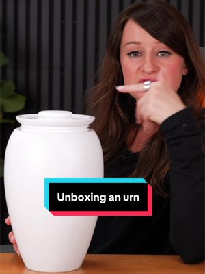 Probably my first and last ever urn unboxing 😂 Spotify collaborated with liquid death to make this very special urn speaker! You can actually make your own eternal playlist, so go check that out @Spotify! @Liquid Death #gifted